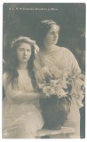 618 - Princesses ELISABETA &amp; Maria, Royalty, Regale, Romania - old postcard -used - 1914