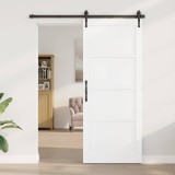 vidaXL Ușă de interior Alb 86 x 211 cm placaj 42052397