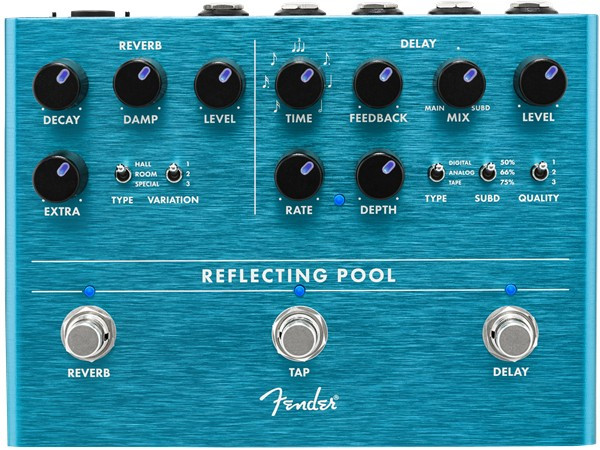 Fender Pedal Reflecting Pool Delay/Reverb