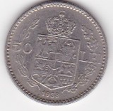 Romania 50 lei 1938, Cupru-Nichel