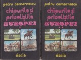 Petru Comarnescu - Chipurile si privelistile Europei, 2 volume, Editia 1980, Brosata, Stare Buna, 13x20 cm