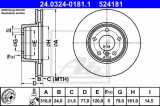 Disc frana BMW Seria 5 Touring (E61) (2004 - 2010) ATE 24.0324-0181.1