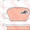 Set placute frana,frana disc LANCIA LYBRA SW (839BX) (1999 - 2005) TRW GDB1396