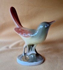 PASARE - produs vechi romanesc, anii 1970, era socialista, bibelou vechi, ceramica portelan, piesa superba
