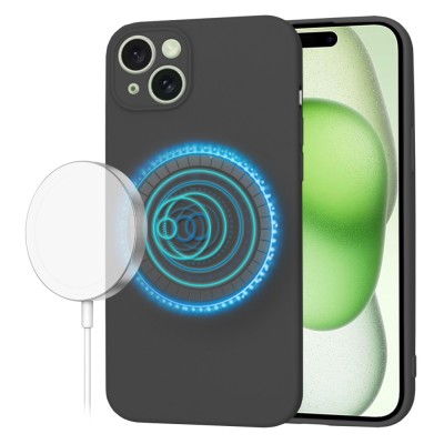 Techsuit - SoftFlex MagSafe - iPhone 15 Plus - Black foto