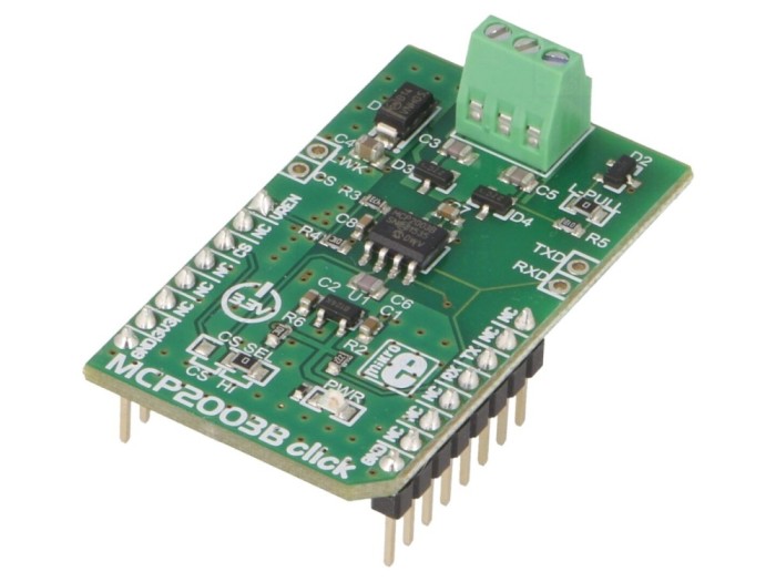 Placă Prototip Interfață LIN UART MCP2003B