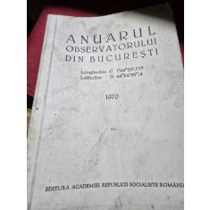 Anuarul Observatorului Bucuresti, 1970