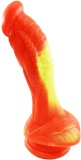 Cumpara ieftin Dildo No.6 Fantasy Beasts, Silicon Premium, Portocaliu, 20 cm