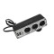 Multiplicator bricheta auto cu 3 iesiri si 2 iesiri USB 5V 2A 50W Well
