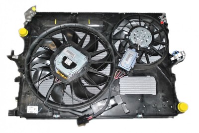 NEW OE WATER COOLER OIL COOLERS + 2X FAN VW TOUAREG AUDI Q7 PORSCHE CAYENNE 7L6121253B foto