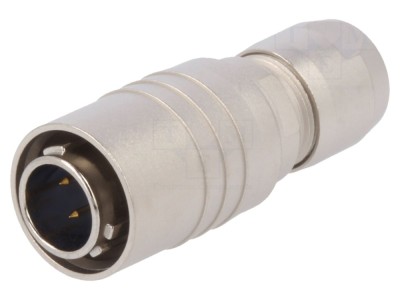 Conector circular HR10 push-pull 4 pini aurit foto