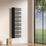 Radiator portprosop Kviteseid 146x45cm 558W negru [neu.haus] HausGarden Leisure