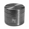 Grinder Black Leaf, Groove, 4 Parti, Silver, O40mm