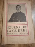 Journal de la guerre - Mois de Juin 1916