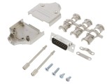 Conector D-Sub 15-Pin Tată Drept Lipire pe Cablu