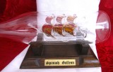 FIGURINA NAVOMODEL - GALION SPANIOL SCULPTURA IN STICLA REALIZATA MANUAL 23 CM