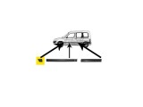 Bandou aripa, ornament Peugeot Partner (G), 11.2002-03.2008, Dreapta, negru; fata fender, Rapid