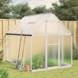 vidaXL Sere cu cadru de bază, argintiu, 224x169x195 cm, aluminiu