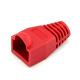 Cumpara ieftin Set 10 bucati manson de protectie pentru mufe internet, RJ 45, rosu