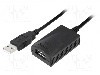 Cablu USB A mufa, USB A soclu, USB 2.0, lungime 5m, {{Culoare izola&amp;#355;ie}}, Goobay - 68876