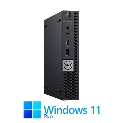 Mini PC Dell OptiPlex 7060, Hexa Core i7-8700, 16GB DDR4, 256GB SSD, Win 11 Pro foto