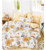 Cumpara ieftin Lenjerie pat dublu,bumbac finet,6 piese,cearceaf normal 220x240cm, cearceaf pilota 200x220cm, 2 fete de perna 50x70, 2 fete de perna 70x70-A1067
