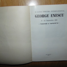 Al doilea concurs international George Enescu 5-21 septembrie 1961 - Autografe