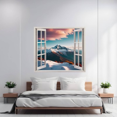 Folie imprimata color pentru decor perete locuinta, dimensiune 125 x 110cm, model: VIEW TO HAVEN 36 FAVLine Selection foto
