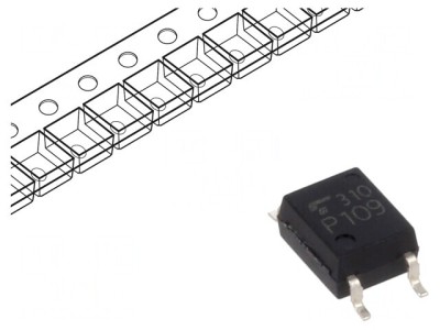 Optocuplor SMD 3,75kV SO6 foto
