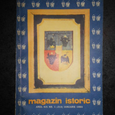 REVISTA MAGAZIN ISTORIC (Ianuarie, 1985)
