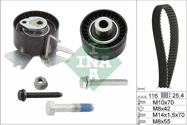 INA 530 0558 10 Set curea de distributie