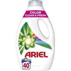 Detergent de rufe lichid Ariel Color Clean &amp;amp; Fresh, 40 spalari, 2L