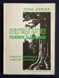 Ocrotirea naturii - Zeno Oarcea Contine dedicatie, data si semnatura autorului + scrisoare catre cel pentru care este dedicatia