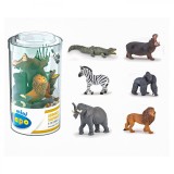 PAPO FIGURINA SET 6 MINI ANIMALE SALBATICE, Seturi