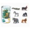 PAPO FIGURINA SET 6 MINI ANIMALE SALBATICE