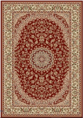Covor Model Lotos 1555-210, Marime 160 x 230 cm, Grena, Rosu, Inaltime Fir 8 mm, Antialergic, Polipropilena, Living, Dormitor, Sufragerie, Birou foto