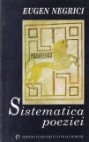 Eugen Negrici - Sistematica poeziei