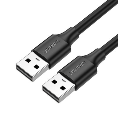 Cablu Ugreen Cablu USB 2.0 (mascul) - USB 2.0 (mascul) 1 M Negru (US128 10309) foto