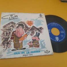VINIL GILA-GILA EN LA GUERRA 1959 DISC HISPAVOX STARE EX