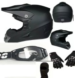 Cumpara ieftin Set casca moto-atv-trotineta-enduro+Ochelari+Manusi+Cagula ,marimi disponibile S,M,L,XL