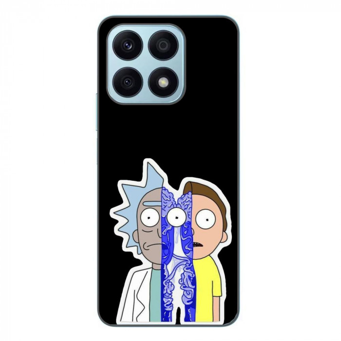 Husa compatibila cu Honor X8a Silicon Gel Tpu Model Rick And Morty Connected