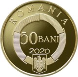 ROMANIA 50 BANI 2020 , UNC / necirculata , PROOF , 50 Ani de la Infiintarea Organizatiei Internationala a Francofoniei, in capsula BNR