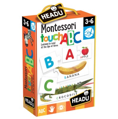 Headu Montessori - Joc Tactil Abc foto