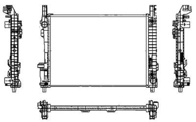 Radiator racire motor Mercedes Clasa A (W169), Clasa B (W245)