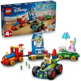 LEGO&reg; Disney - Tren aniversar si masina RC din Toy Story 43264, 206 piese