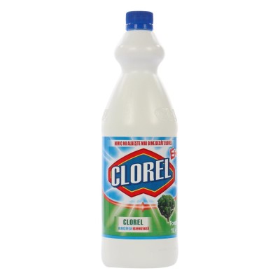 Clor inalbitor pentru rufe Clorel Forest, parfum fresh, 1L foto