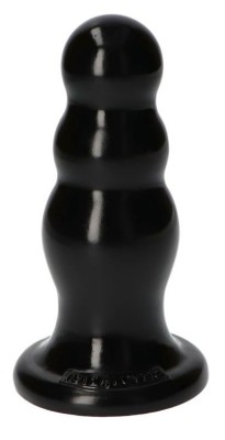 Dop Anal Italian Cock PVC Negru 16.5 cm foto