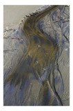 Tablou Canvas, "Curent de apă pe nisip fin", Nisip, Textură, Curbe, Apă, Natură, Flux, Umbre, Culori, 26 x 39 cm, CMCLASS