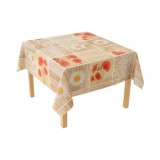 Rola fata de masa decorativa PVC 1.37x20m, grosime 0.18mm, textil 45 g/mp, model floral rustic Breckner Germany