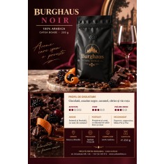 Cafea boabe de specialitate BURGHAUS Noir 250 g